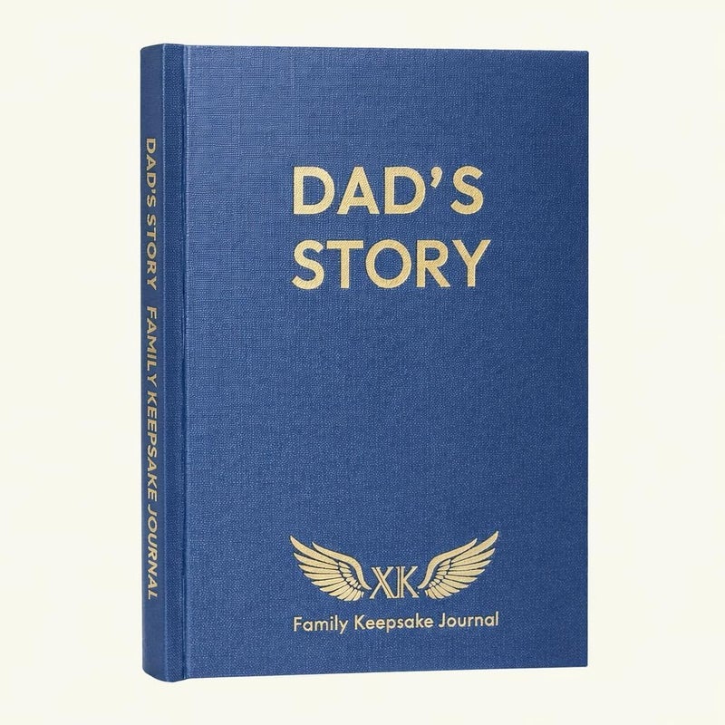 XKFCFC Dad, I Want to Know Your Life Story: A Guided Memory & Legacy Journal for Fathers - With Heartfelt Questions to Preserve His Wisdom | Perfect Father's Day, Birthday & Christmas Gift from Son or Daughter (Leather Hardcover Keepsake Book) - Image 1